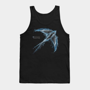 Water illustration “Swallow“ Tank Top